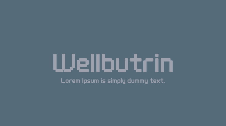 Wellbutrin Font
