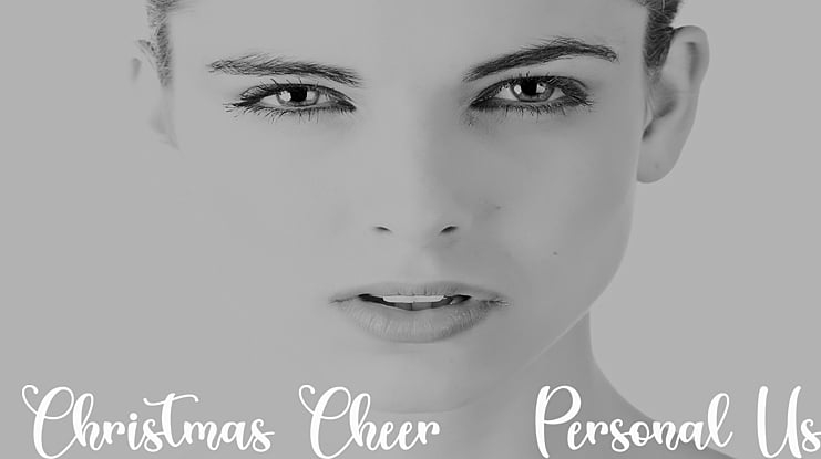 Christmas Cheer - Personal Use Font