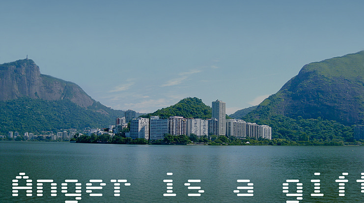 Anger is a gift Font