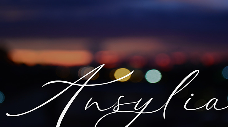 Ansylia Font