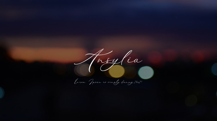 Ansylia Font