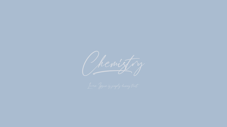 Chemistry Font