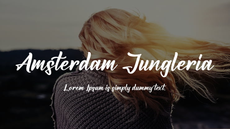 Amsterdam Jungleria Font