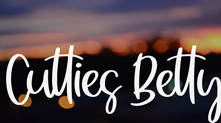 Cutties Betty Font