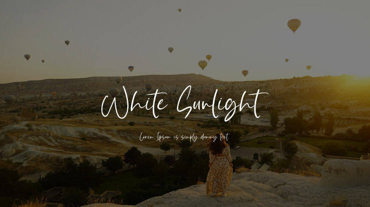 White Sunlight Font