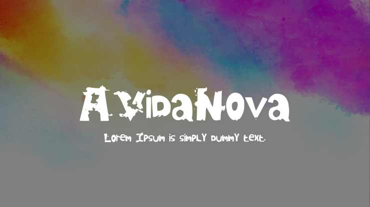 AVidaNova Font