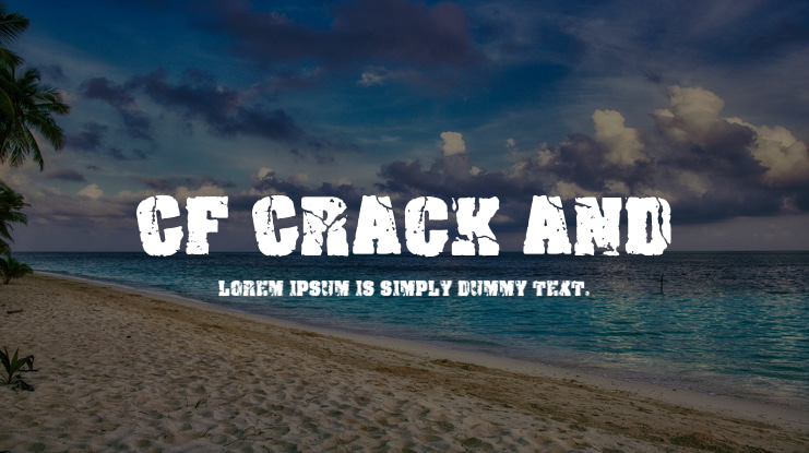 CF Crack and Font