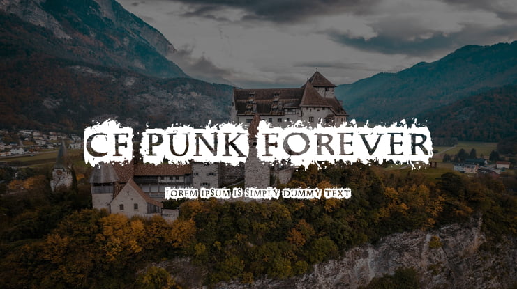 CF Punk Forever Font