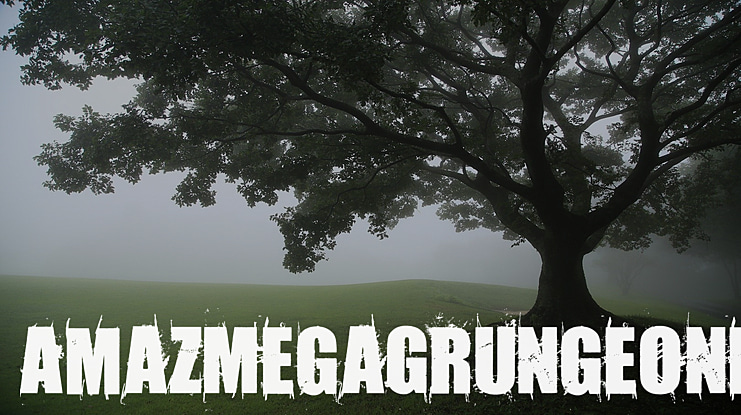 AmazMegaGrungeOne Font