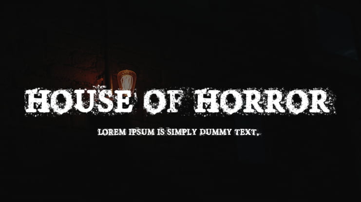 House of Horror Font