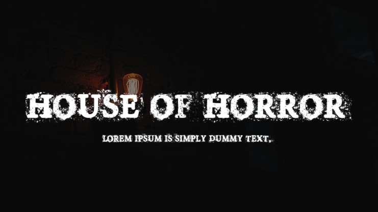 House of Horror Font
