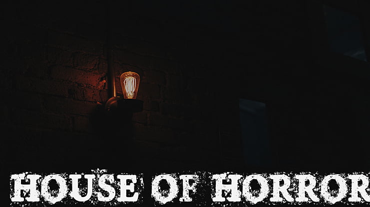 House of Horror Font