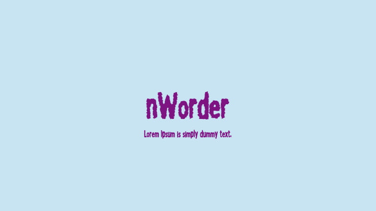 nWorder Font