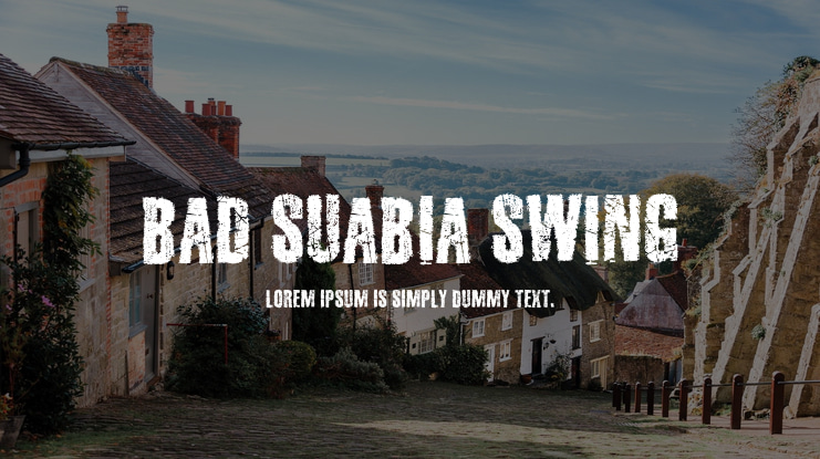 Bad Suabia Swing Font