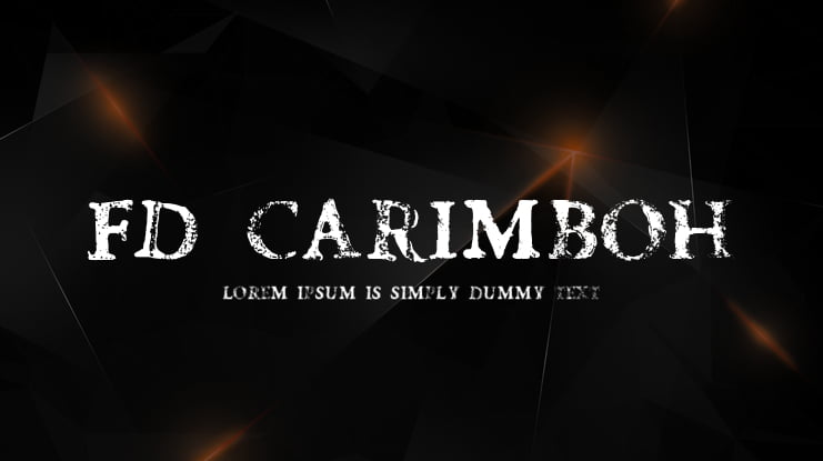 FD Carimboh Font