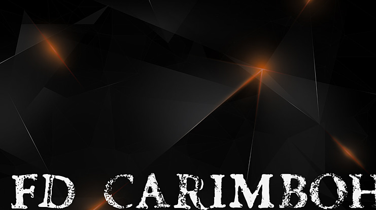 FD Carimboh Font