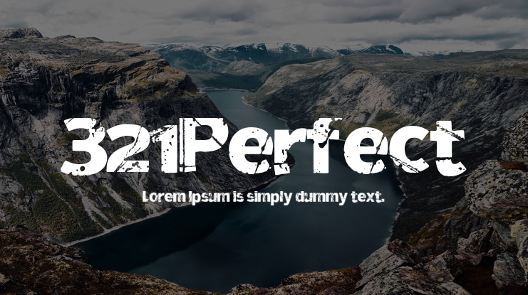321Perfect Font