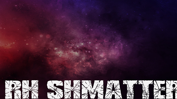 RH SHMATTER Font