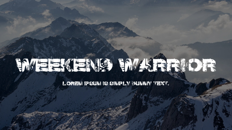 Weekend Warrior Font