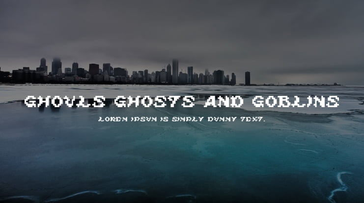 Ghouls Ghosts and Goblins Font