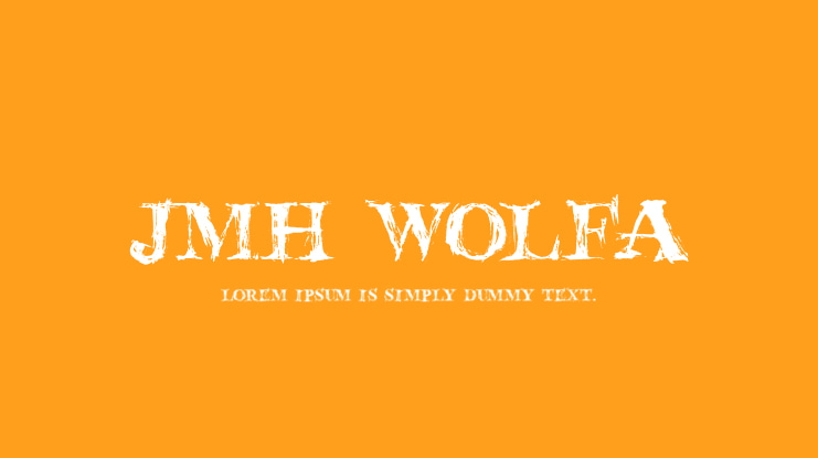 JMH Wolfa Font
