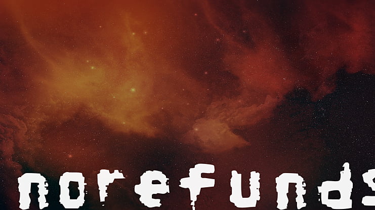 NoRefunds Font