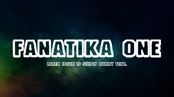 Fanatika One Font Family
