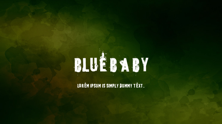 blueBaby Font