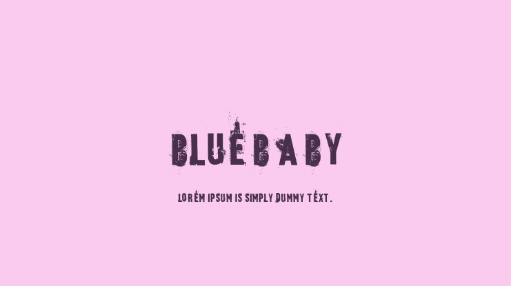 blueBaby Font