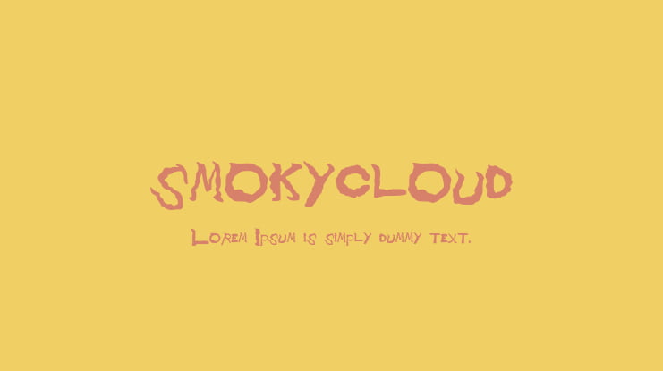 smokycloud Font