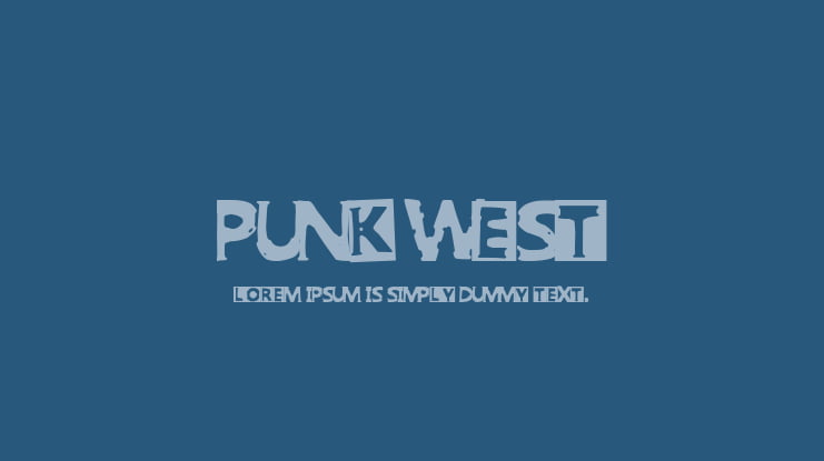 Punk West Font