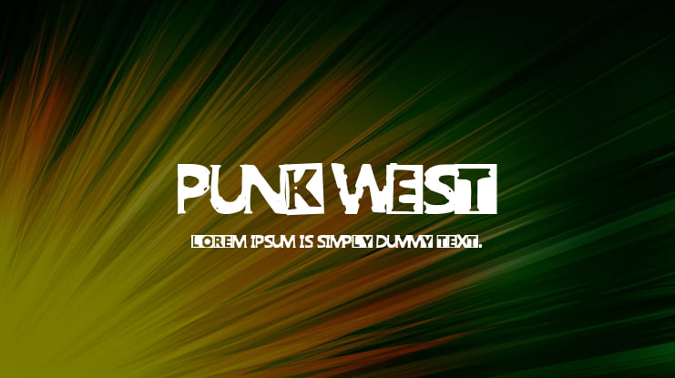 Punk West Font