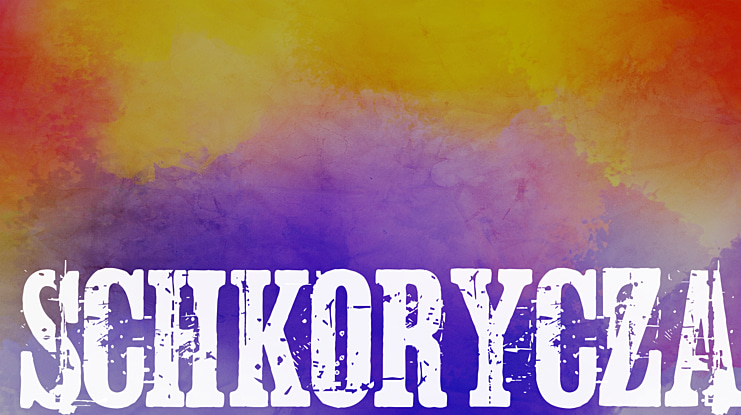 Schkorycza Font