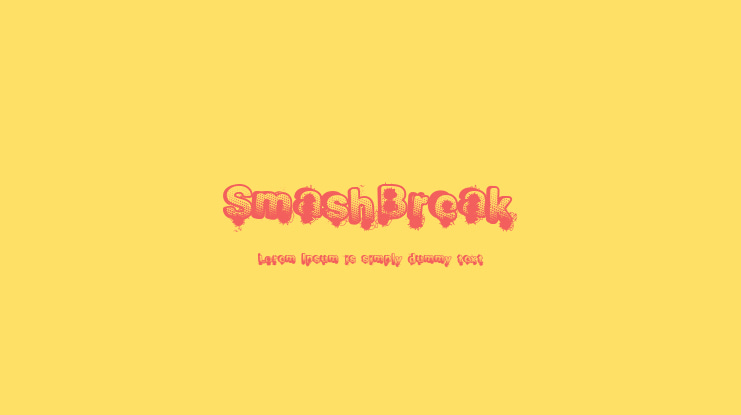 SmashBreak Font