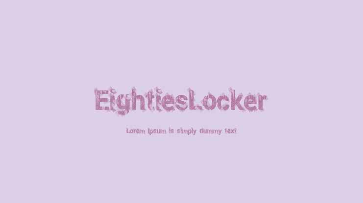 EightiesLocker Font