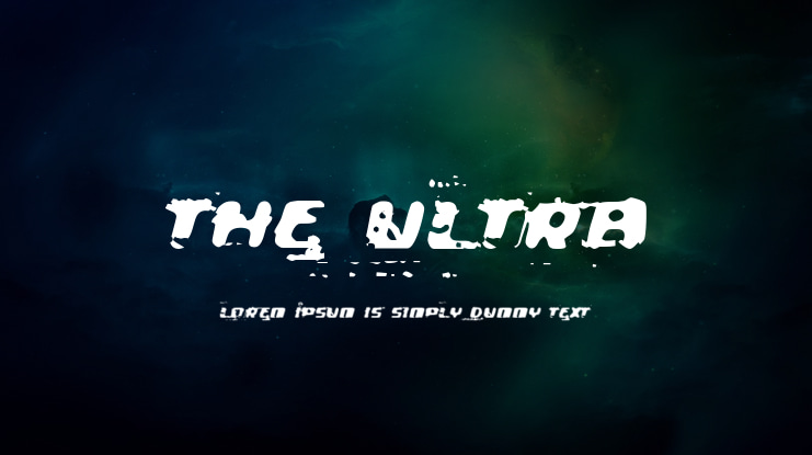 The Ultra Font