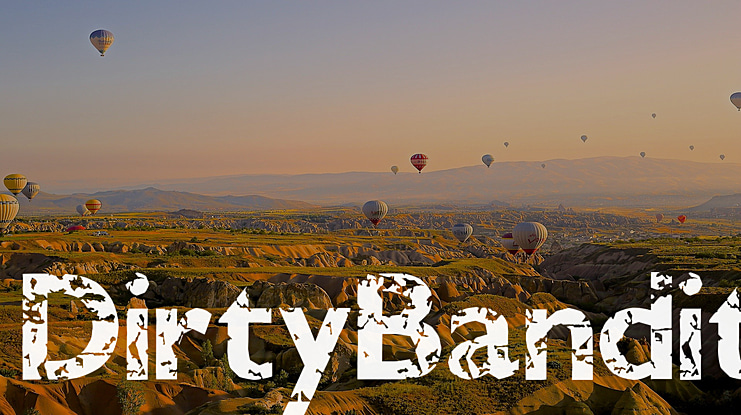 DirtyBandit Font