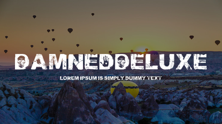 DamnedDeluxe Font