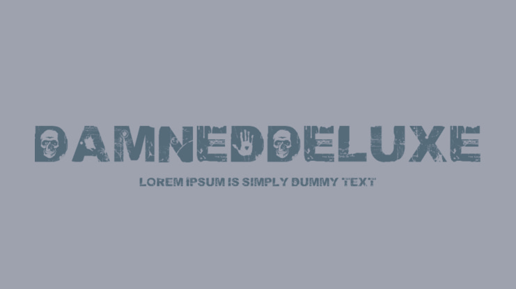 DamnedDeluxe Font
