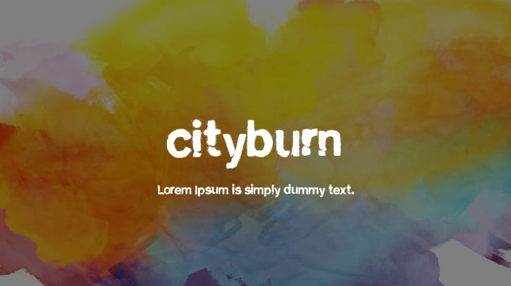 cityburn Font