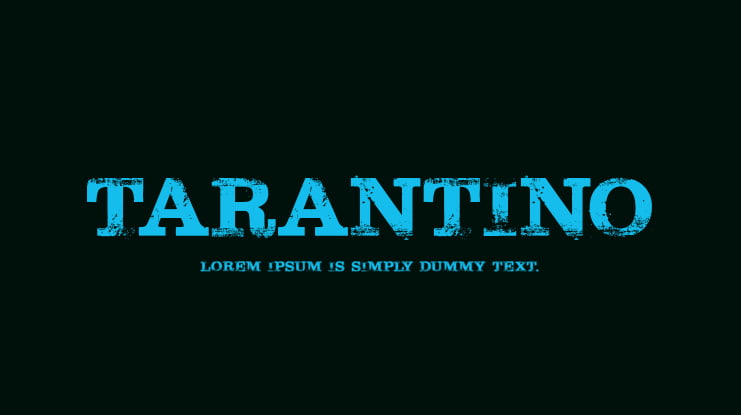 Tarantino Font