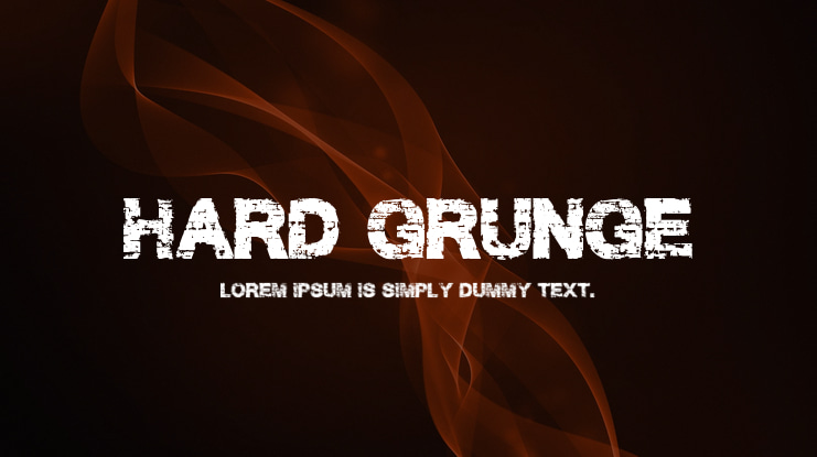 Hard Grunge Font