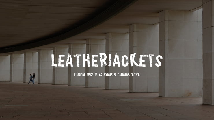 LeatherJackets Font