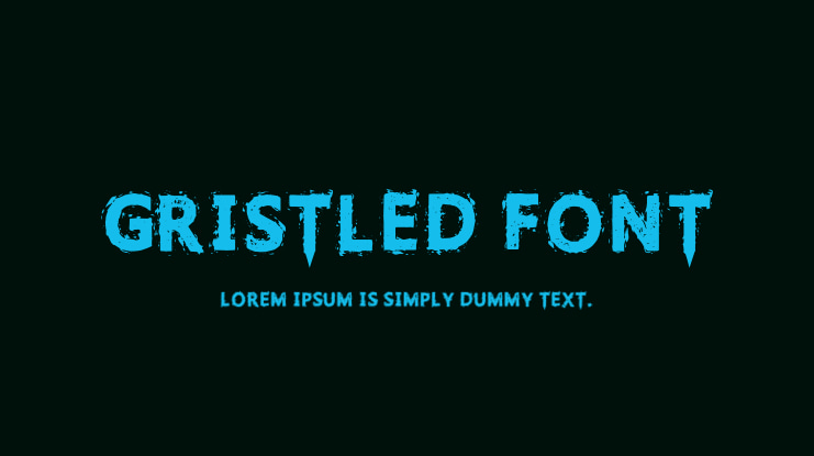 Gristled Font