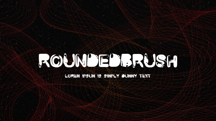 RoundedBrush Font