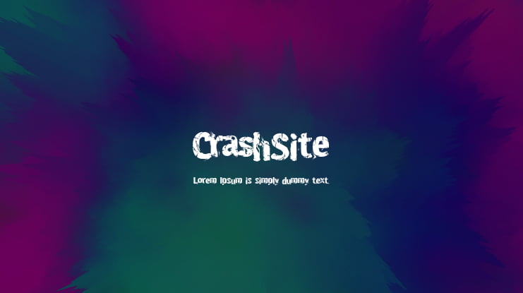 CrashSite Font