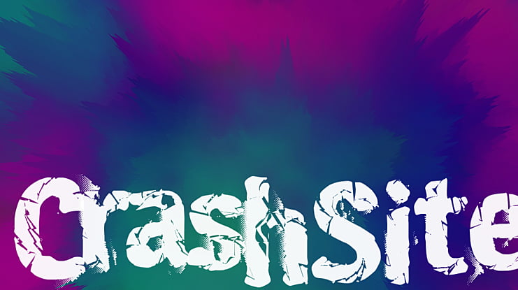 CrashSite Font