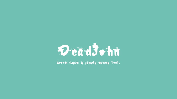 DeadJohn Font