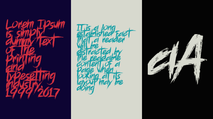 BLOODSEEKER DEMO Font