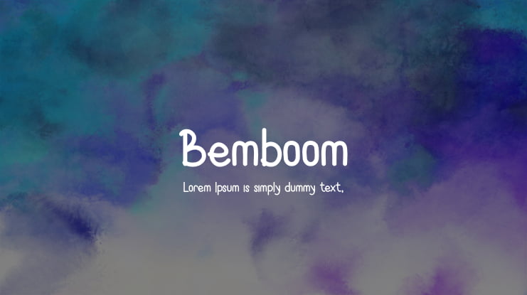 Bemboom Font Family